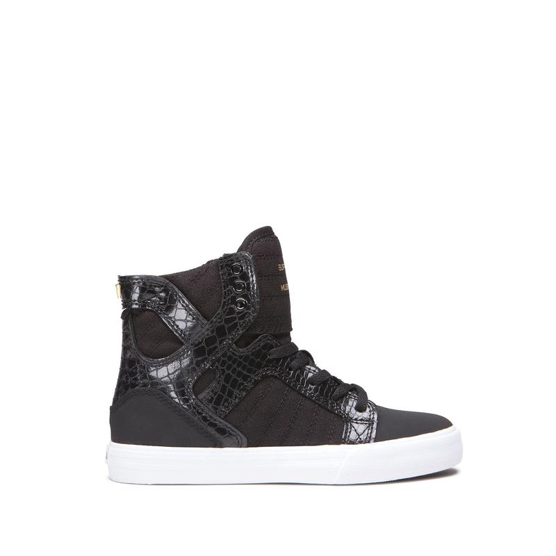 Zapatillas Altas Supra Argentina Niños - SKYTOP Negras (WVFBO-4380)